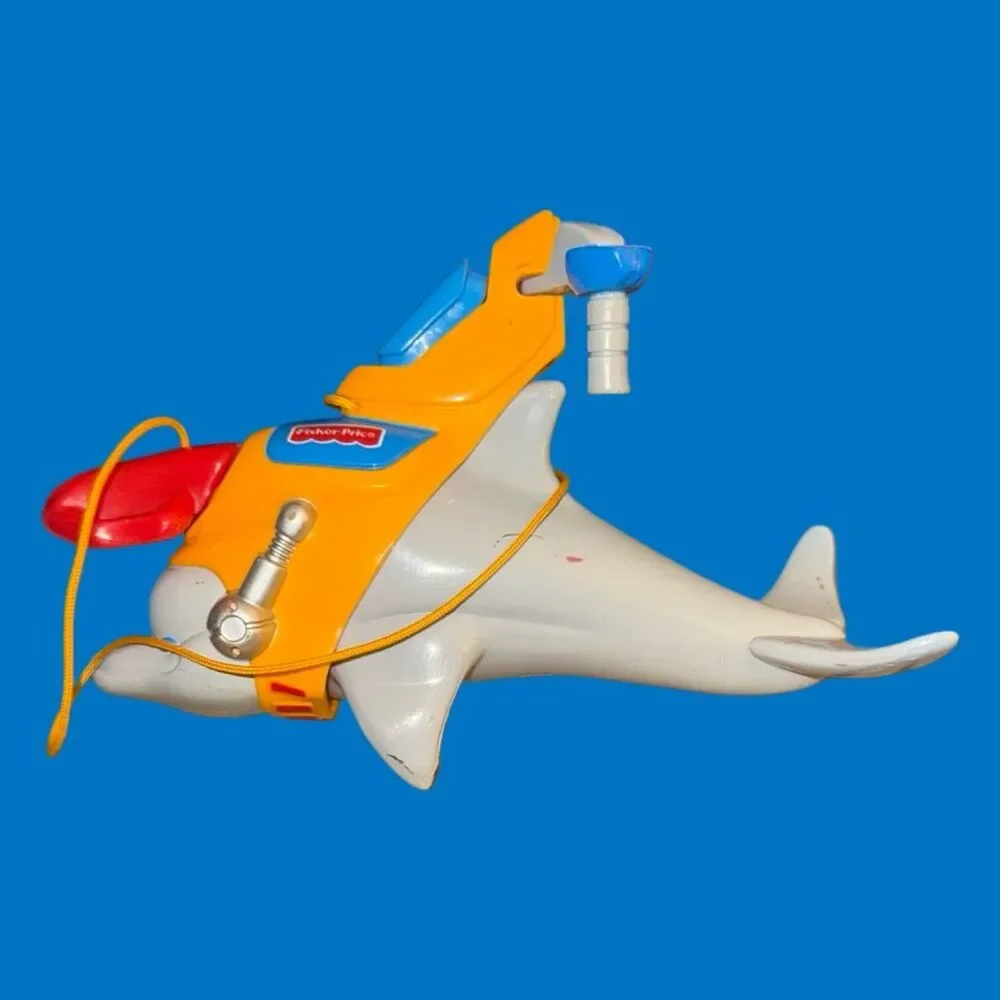 1999 Vintage Fisher Price Rescue Hero’s Scuba Diver Gil Gripper & Nemo Dolphin